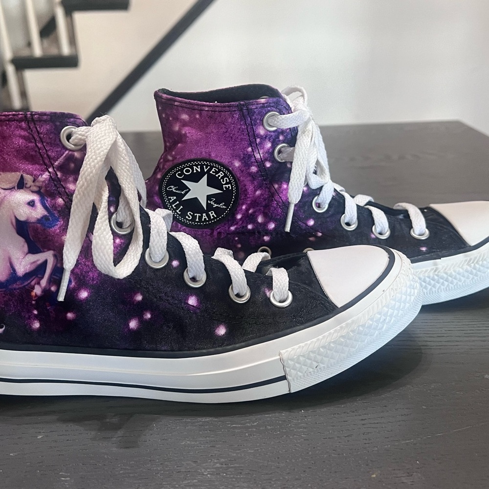Converse Galaxy Unicorn High-Tops Limited Edition Chuck Taylor Satin